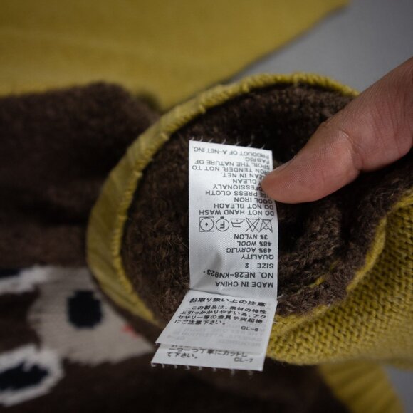 Ne-net Bear Knit Sweater / Medium - Picture 7 of 7